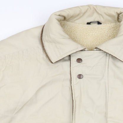 Mens UK Size 44 St Michael Beige Overcoat