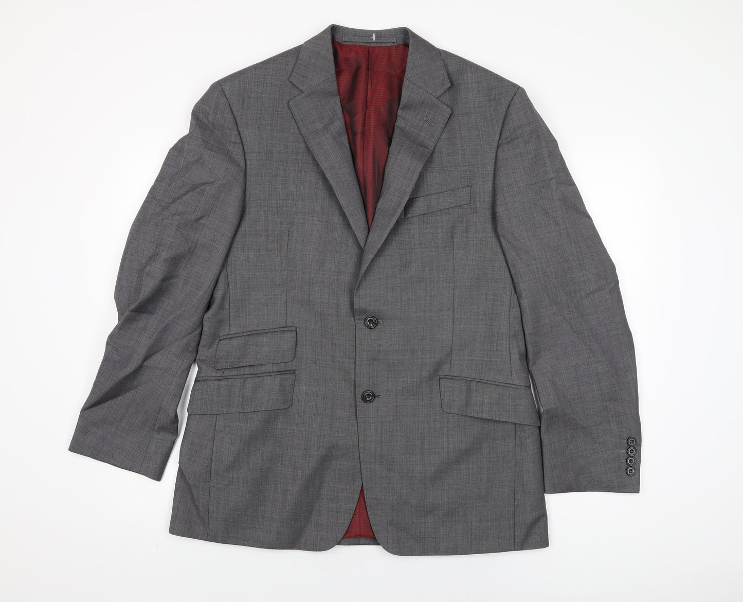 Mens UK Size 40 Marks and Spencer Regular Grey Suit Jacket