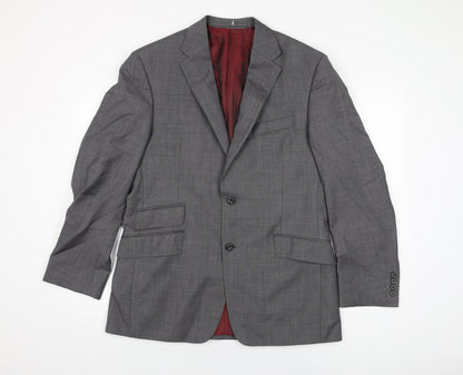 Mens UK Size 40 Marks and Spencer Regular Grey Suit Jacket