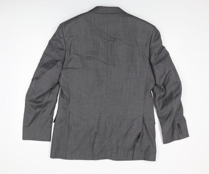 Mens UK Size 40 Marks and Spencer Regular Grey Suit Jacket