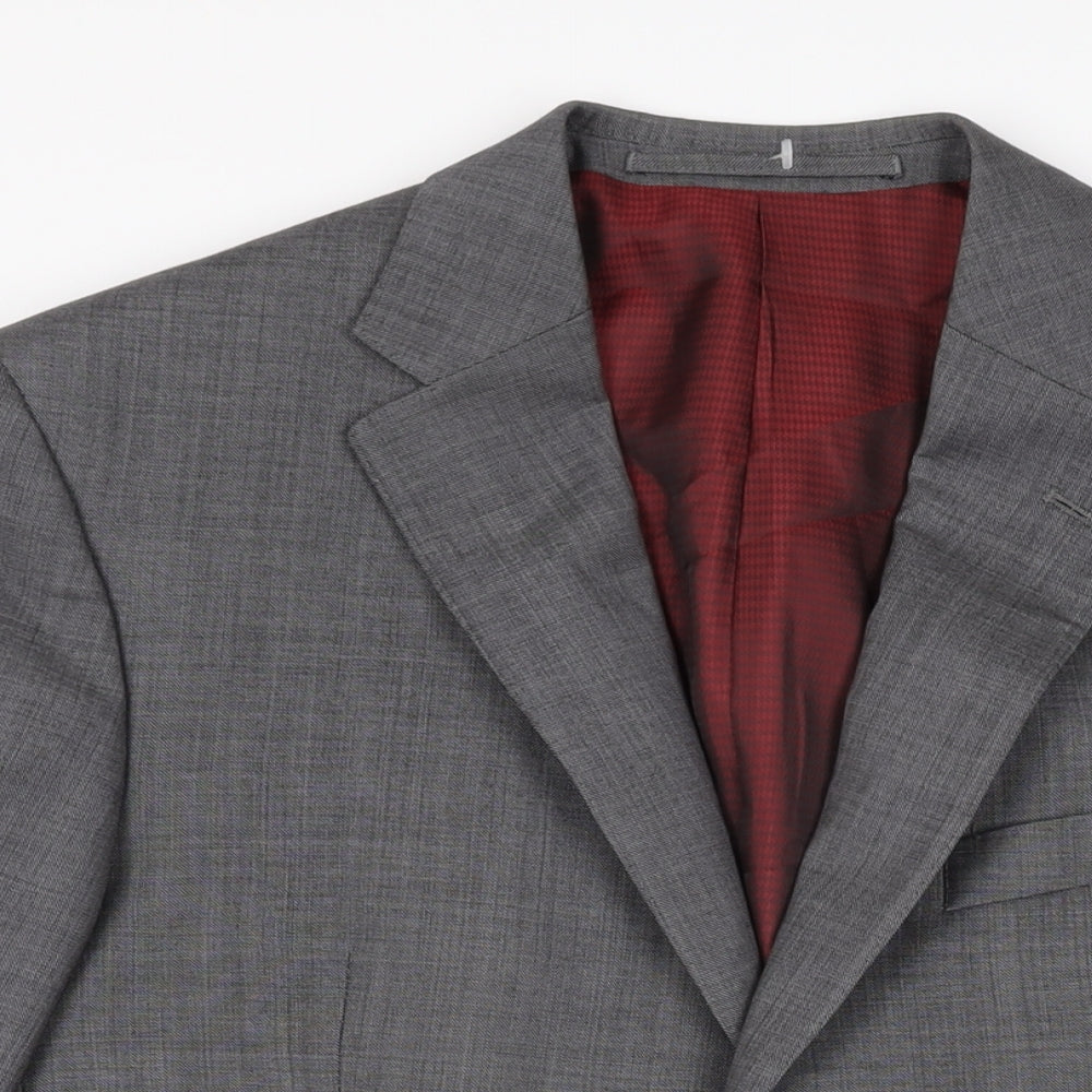 Mens UK Size 40 Marks and Spencer Regular Grey Suit Jacket