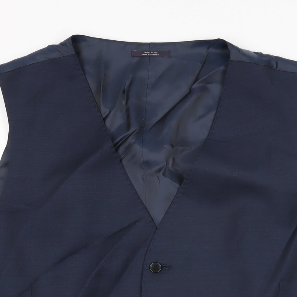 Mens UK Size 44 Marks and Spencer Regular Blue Suit Jacket