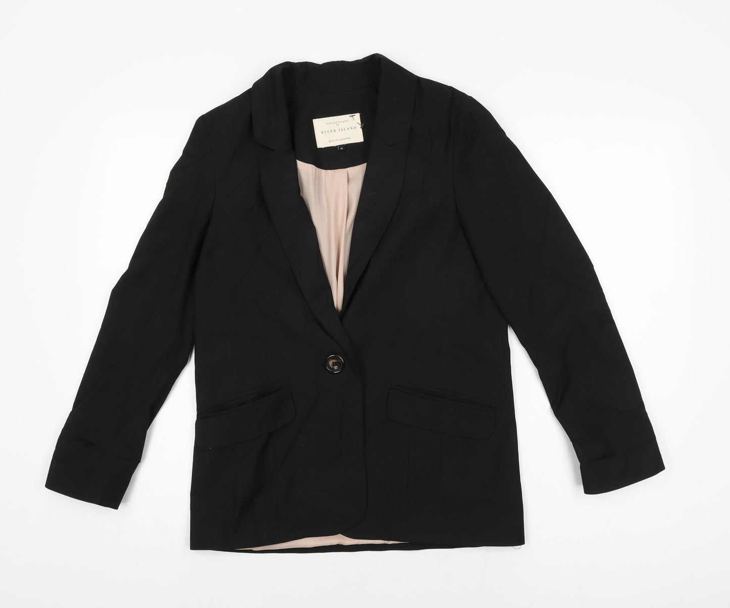 Womens UK Size 6 River Island Black Jacket