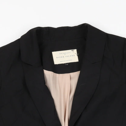 Womens UK Size 6 River Island Black Jacket