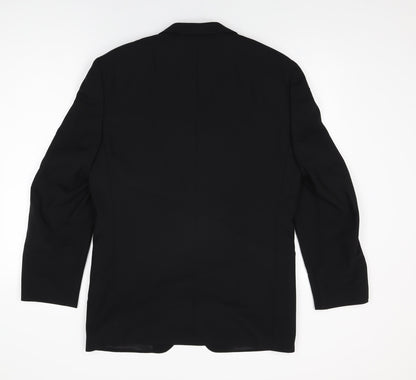 Mens UK Size 36 Hugo James Regular Black Suit Jacket