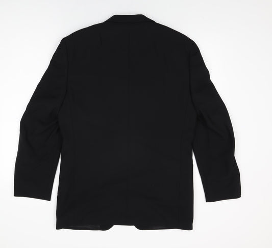 Mens UK Size 36 Hugo James Regular Black Suit Jacket