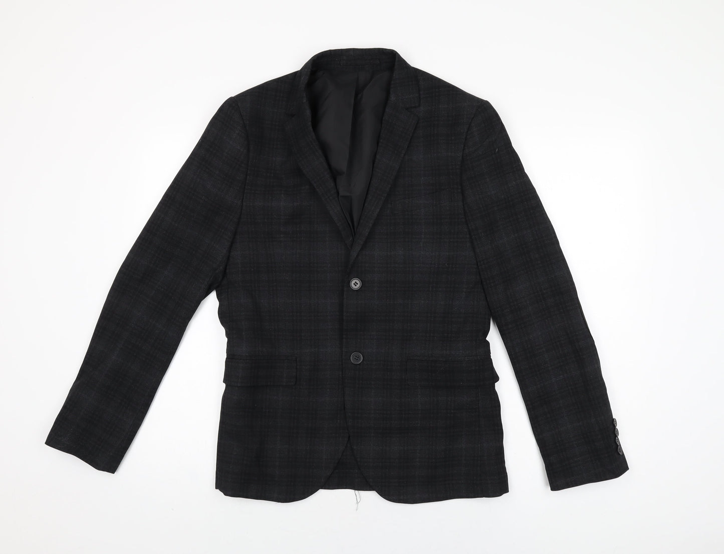 Mens UK Size 38 H&M Regular Black Suit Jacket