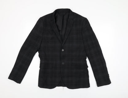 Mens UK Size 38 H&M Regular Black Suit Jacket