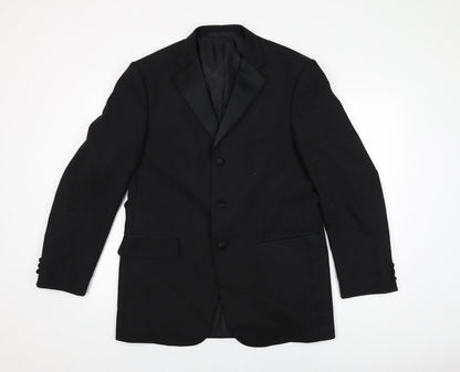 Mens UK Size 40 Marks and Spencer Regular Black Suit Jacket