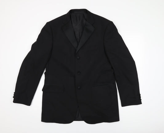 Mens UK Size 40 Marks and Spencer Regular Black Suit Jacket