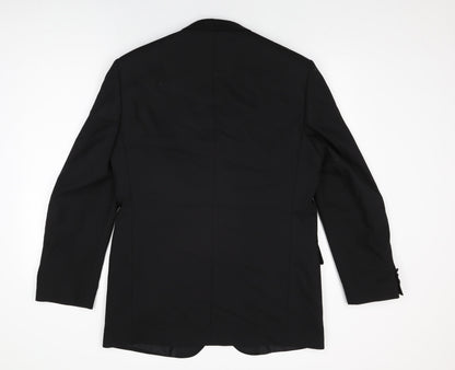 Mens UK Size 40 Marks and Spencer Regular Black Suit Jacket