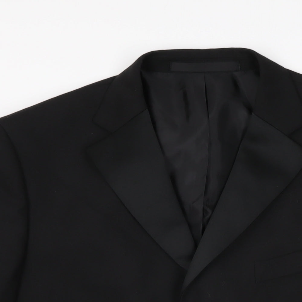 Mens UK Size 40 Marks and Spencer Regular Black Suit Jacket