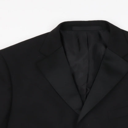 Mens UK Size 40 Marks and Spencer Regular Black Suit Jacket