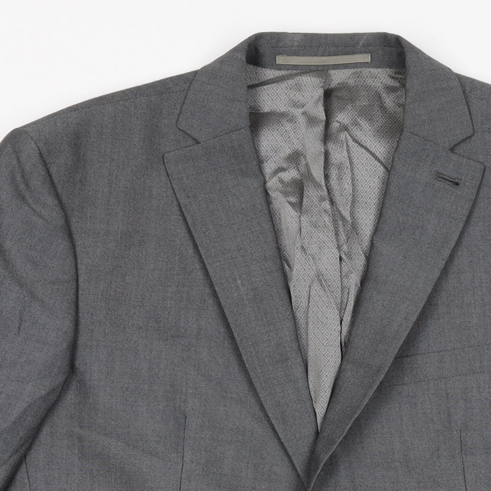 Mens UK Size 40 NEXT Regular Grey Suit Jacket