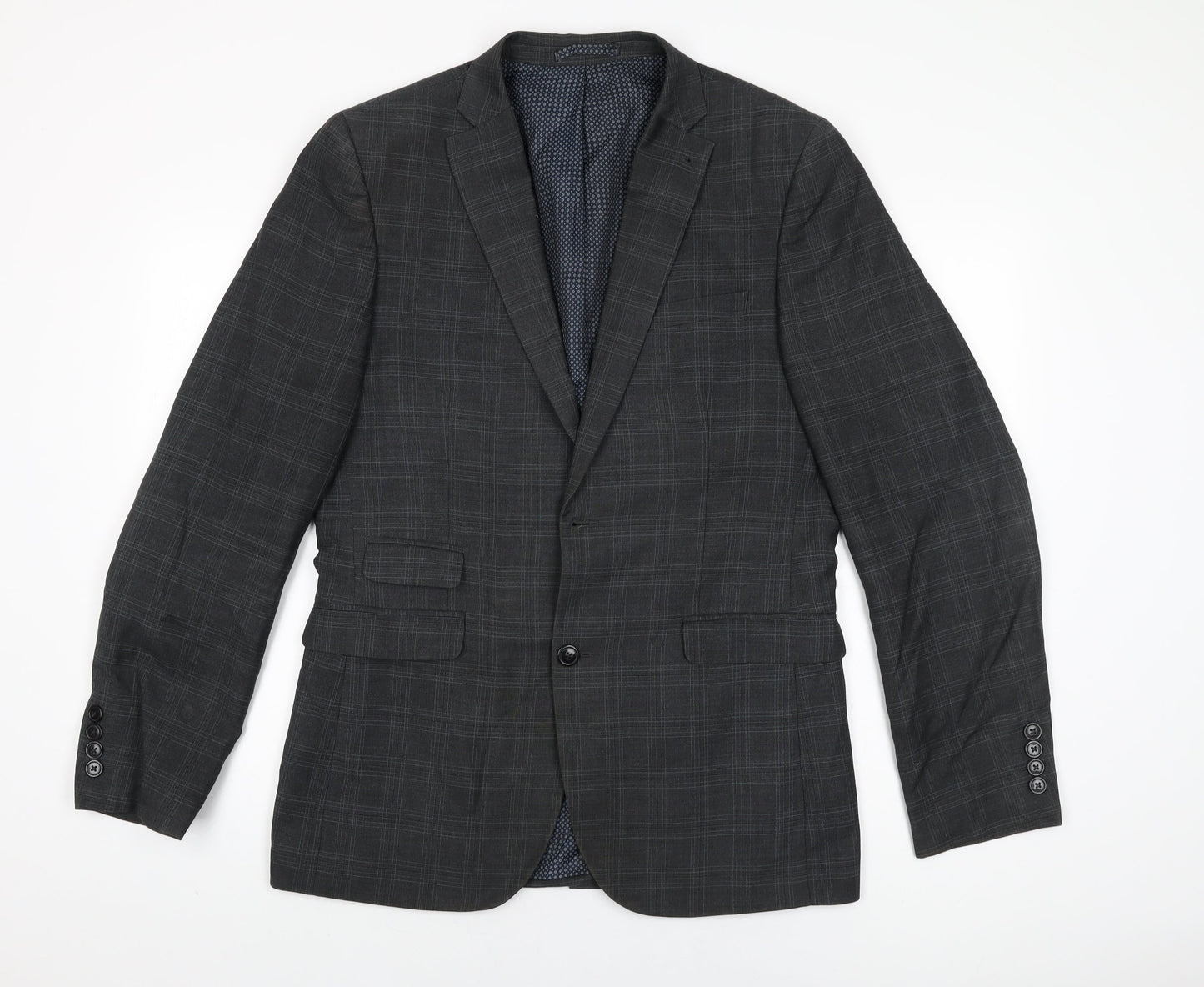 Mens UK Size 40 NEXT Regular Grey Suit Jacket