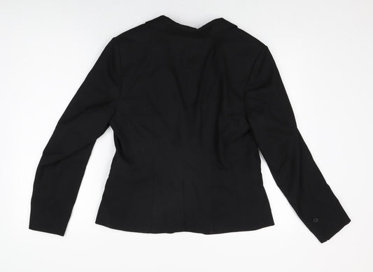 Womens UK Size 16 H&M Black Jacket