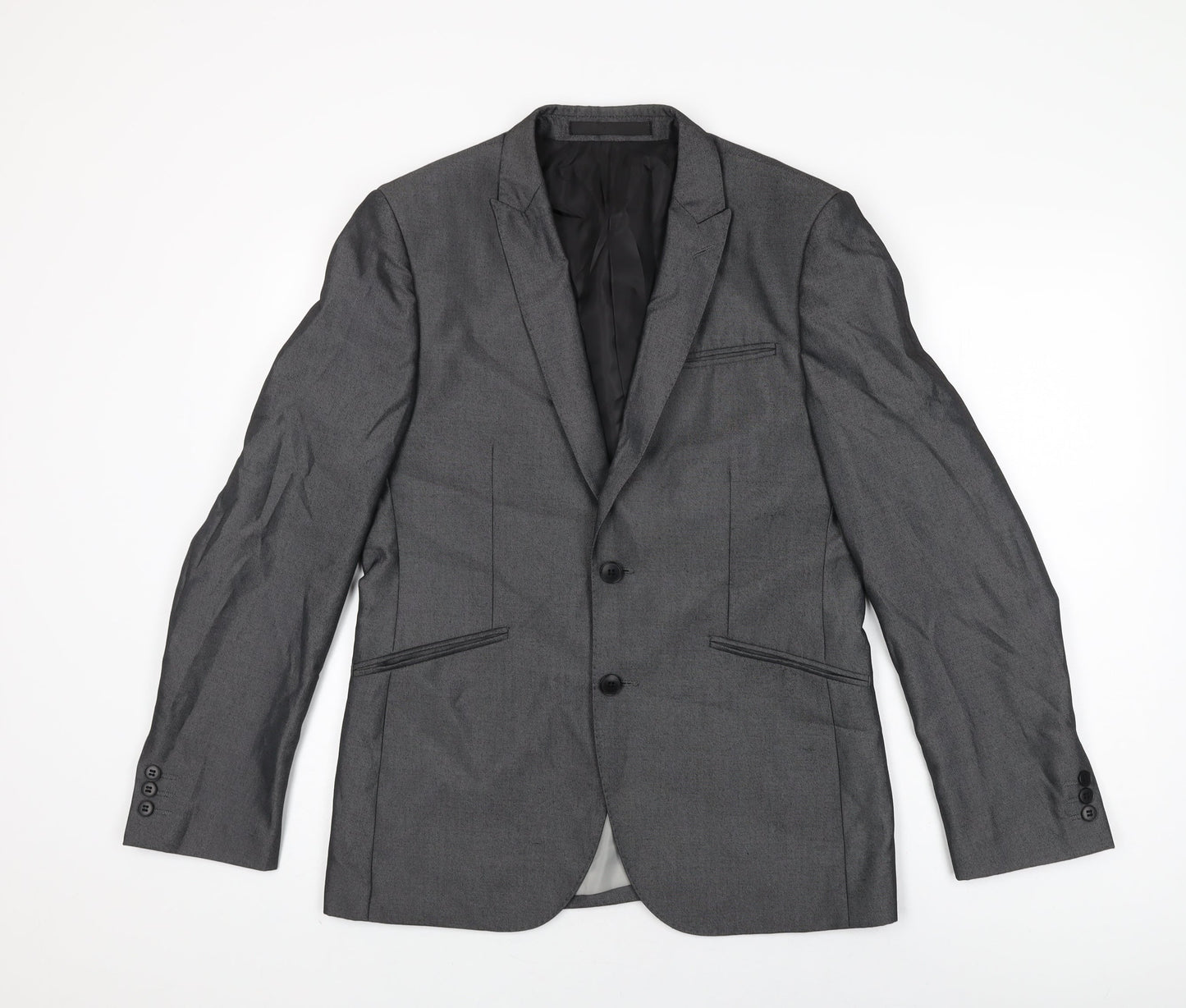Mens UK Size 38 Marks and Spencer Regular Grey Suit Jacket
