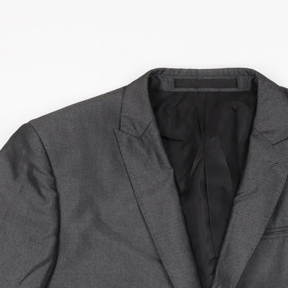 Mens UK Size 38 Marks and Spencer Regular Grey Suit Jacket