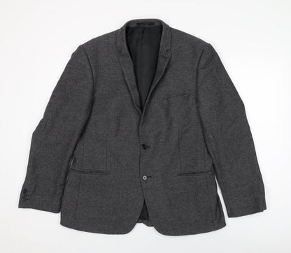 Mens UK Size 44 Red Herring Regular Grey Suit Jacket
