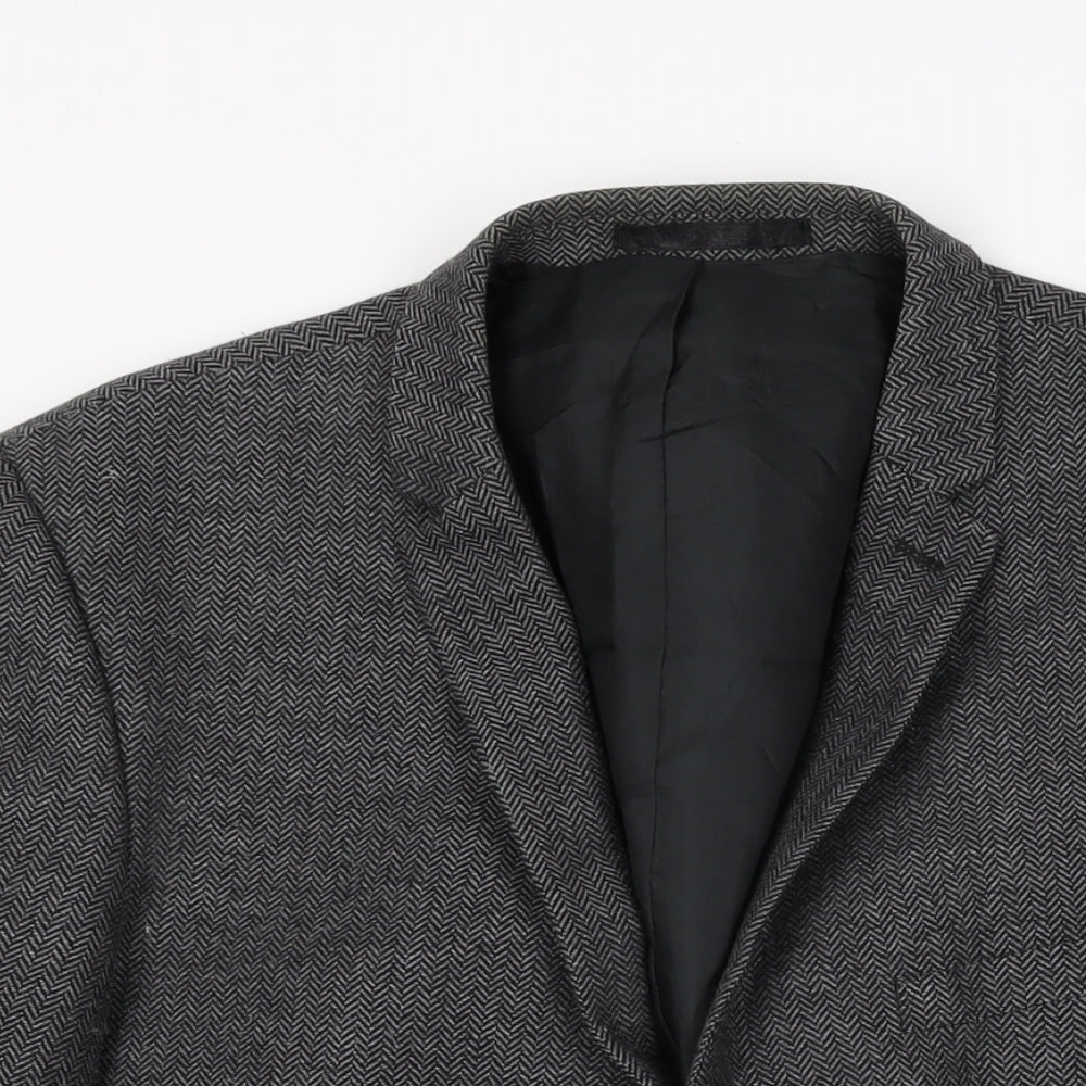 Mens UK Size 44 Red Herring Regular Grey Suit Jacket