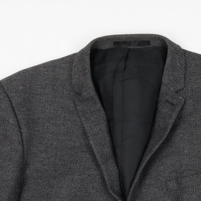 Mens UK Size 44 Red Herring Regular Grey Suit Jacket