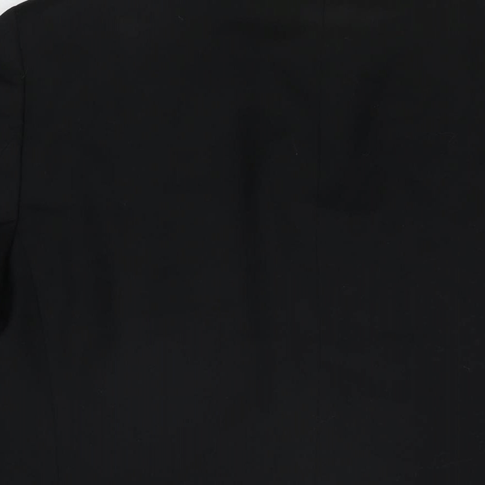 Mens UK Size 40 One Six Five Regular Black Suit Jacket