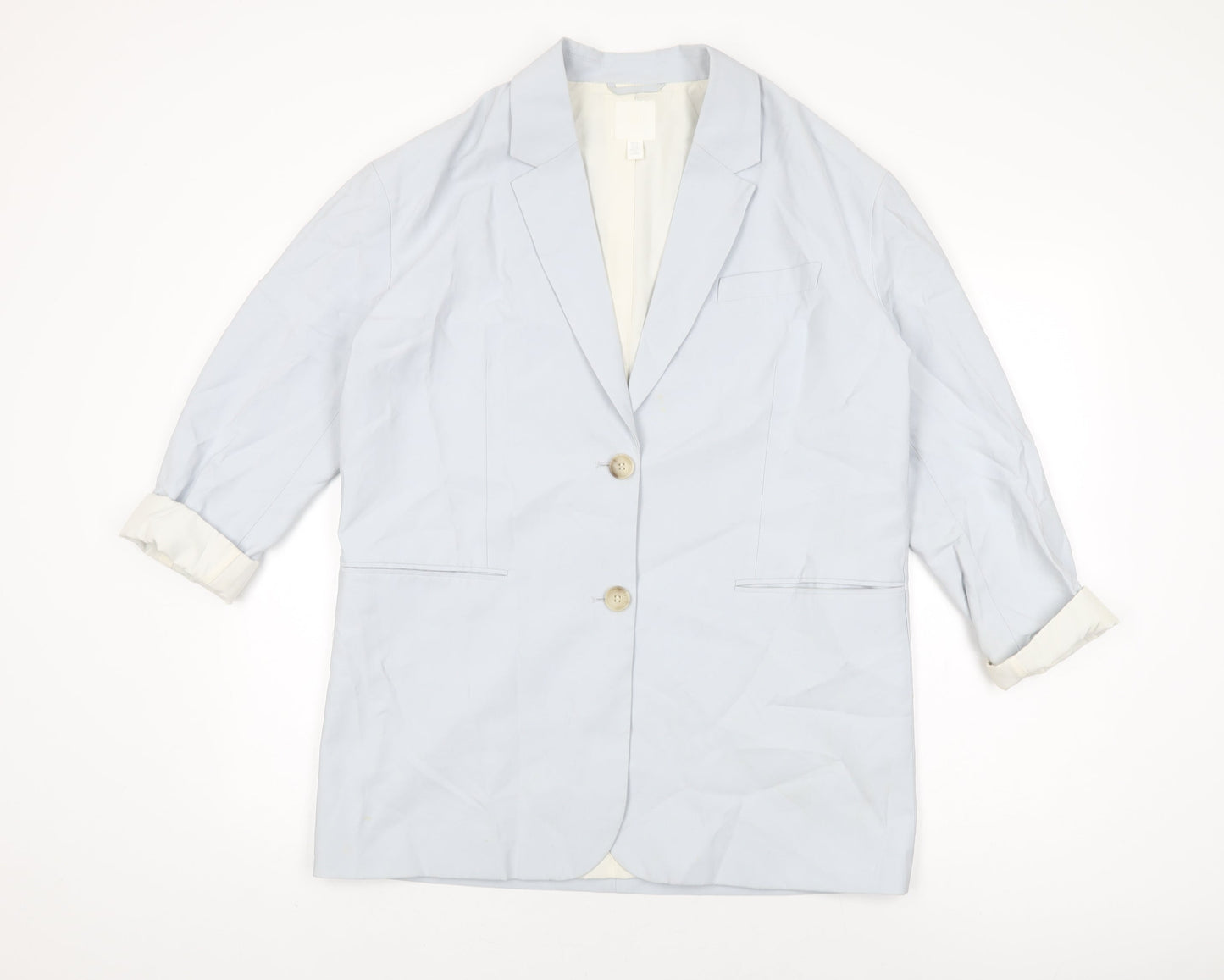 Womens UK Size XS H&M Blue Jacket