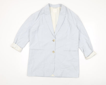 Womens UK Size XS H&M Blue Jacket