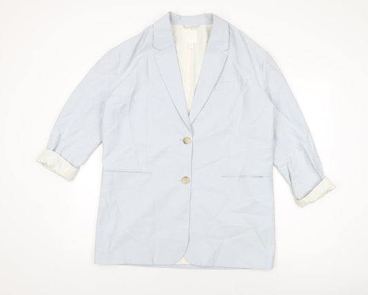 Womens UK Size XS H&M Blue Jacket