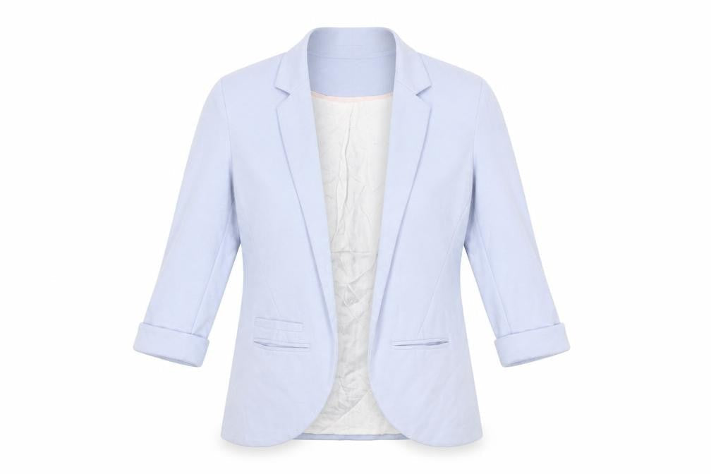 Topshop Womens Blue Jacket Blazer Size 10
