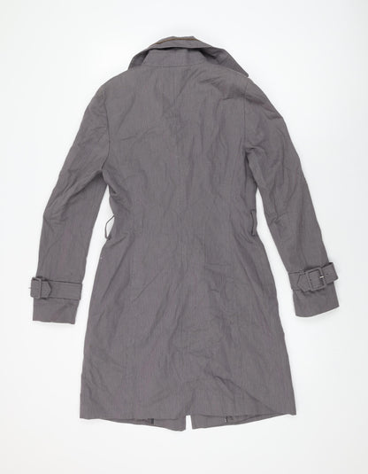 Espirit Womens Purple Overcoat Coat Size 10 Button