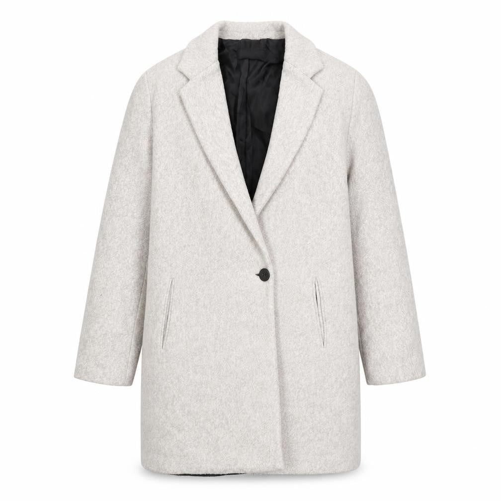 Womens UK Size L Zara Grey Overcoat
