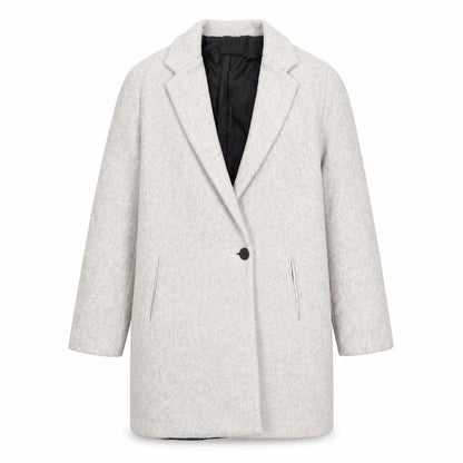 Womens UK Size L Zara Grey Overcoat