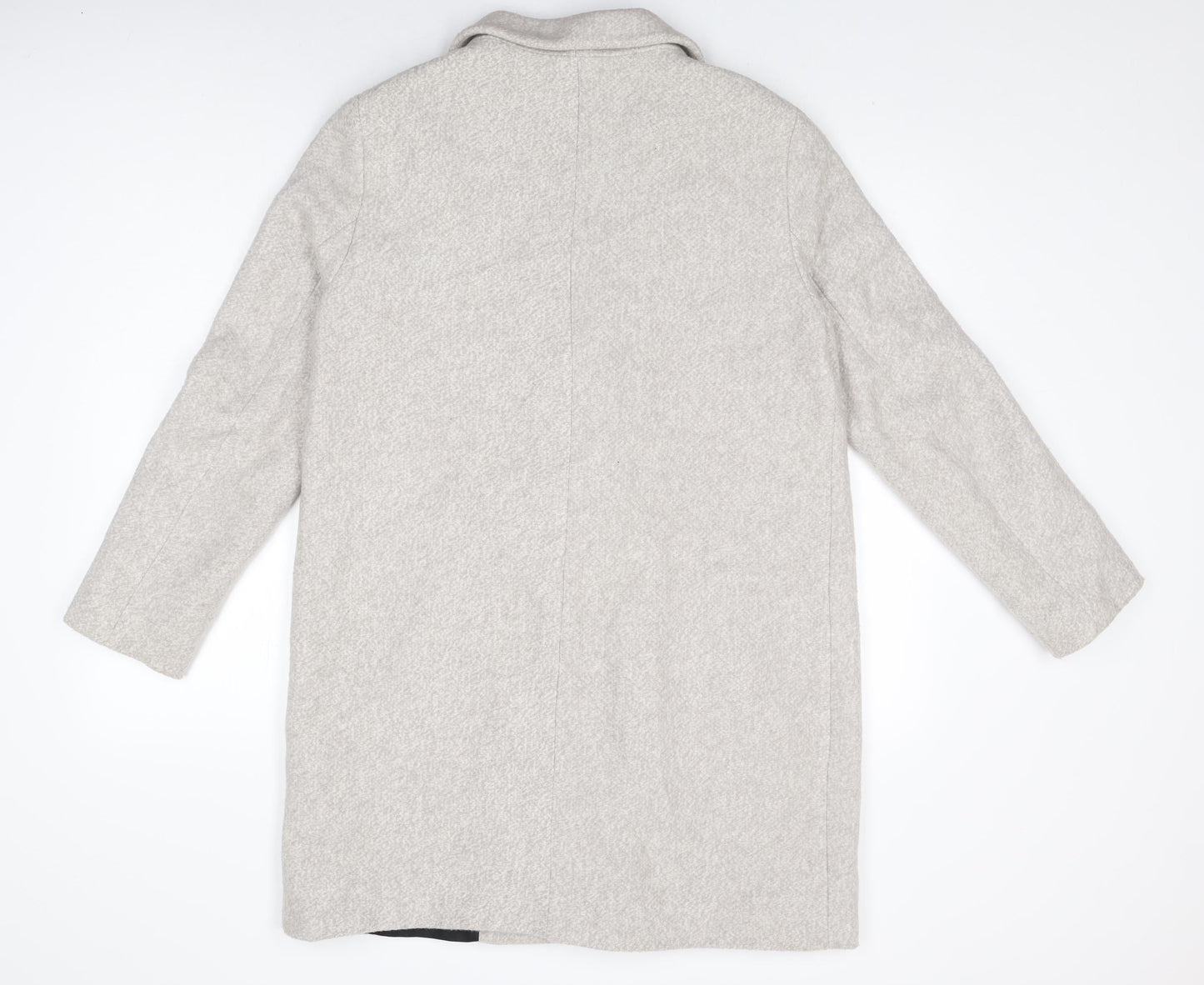 Womens UK Size L Zara Grey Overcoat