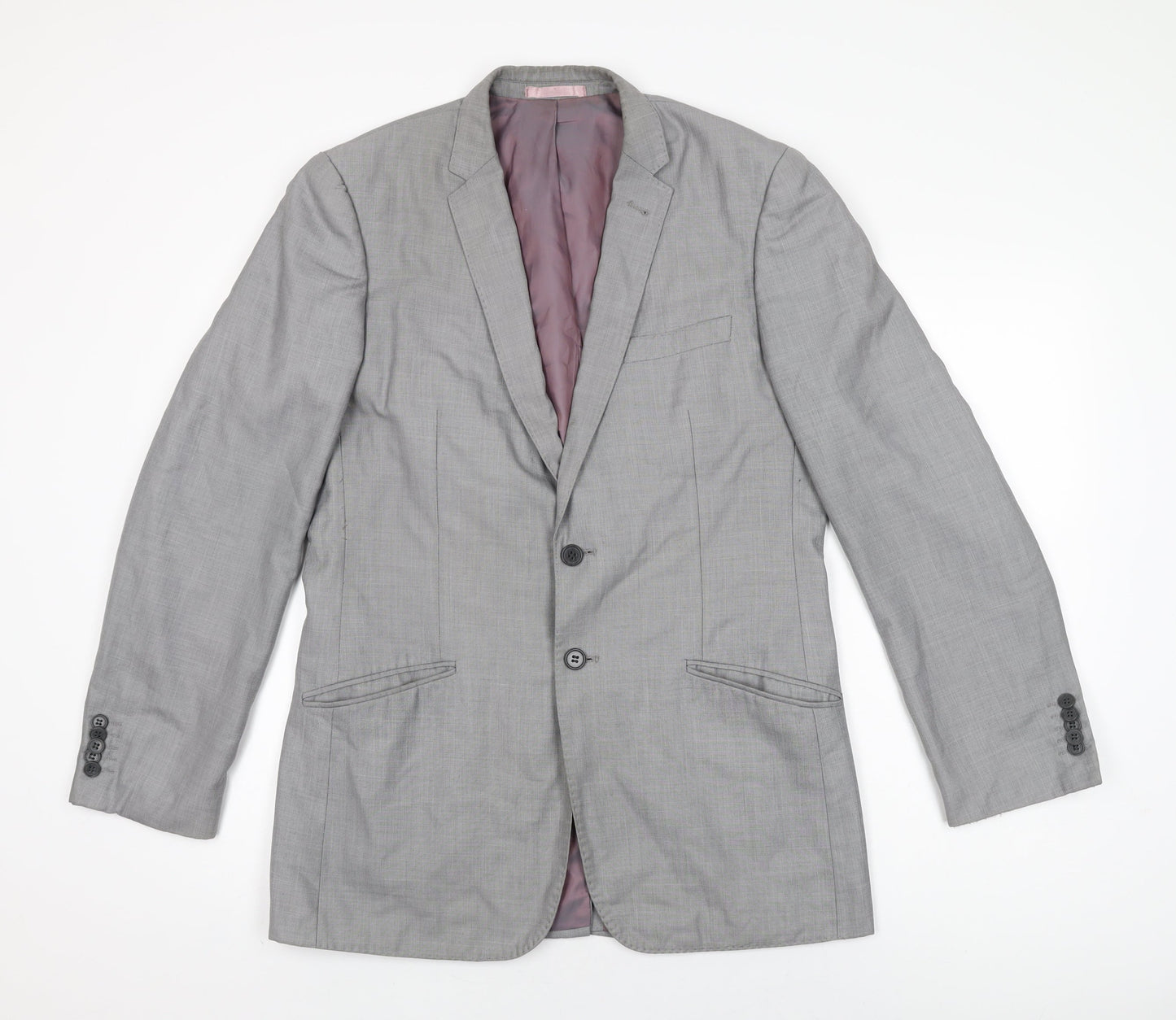 Mens UK Size 40 Butler & Webb Regular Grey Suit Jacket