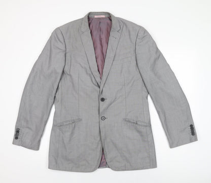 Mens UK Size 40 Butler & Webb Regular Grey Suit Jacket