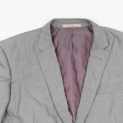 Mens UK Size 40 Butler & Webb Regular Grey Suit Jacket