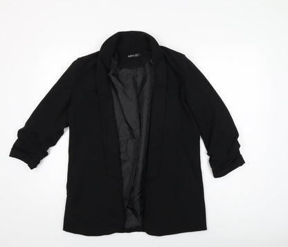 Womens UK Size 10 Boohoo Black Jacket