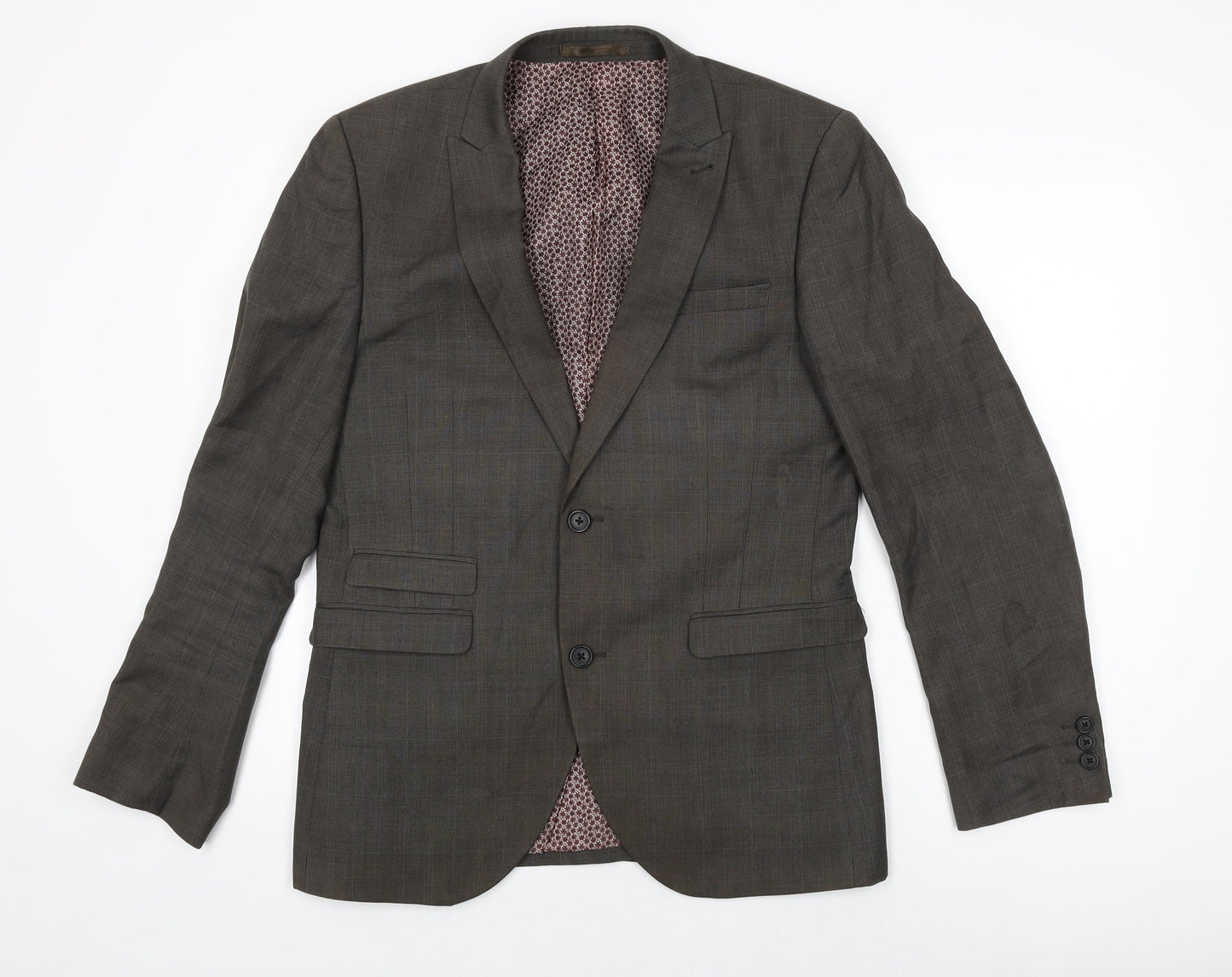 Mens UK Size 40 NEXT Regular Grey Suit Jacket