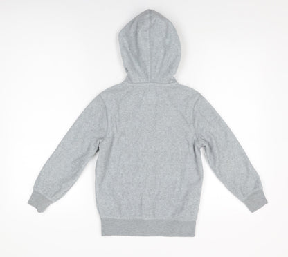 Gap Boys Grey Polyester Full Zip Hoodie Size S Zip