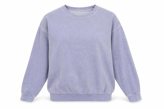 PRETTYLITTLETHING Womens Purple Polyester Pullover Sweatshirt Size M Pullover