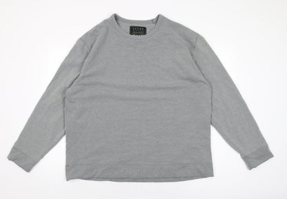 Mens UK Size 2XL JACHS Grey Pullover Sweatshirt