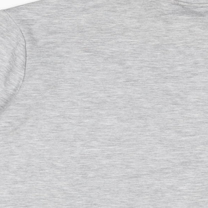 Slazenger Womens Grey Polyester Pullover Sweatshirt Size L Pullover