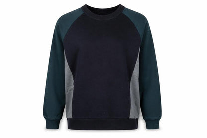 Zara Womens Blue Cotton Pullover Sweatshirt Size L Pullover