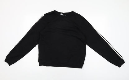 Womens UK Size 10 ASOS Black Pullover Sweatshirt