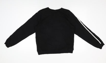 Womens UK Size 10 ASOS Black Pullover Sweatshirt