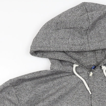 Mens UK Size M H&M Grey Full Zip Hoodie