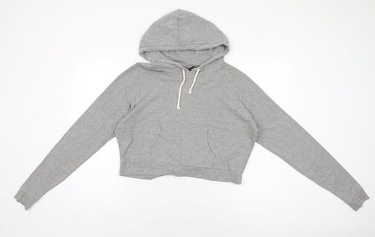 Womens UK Size 8 ASOS Grey Pullover Hoodie