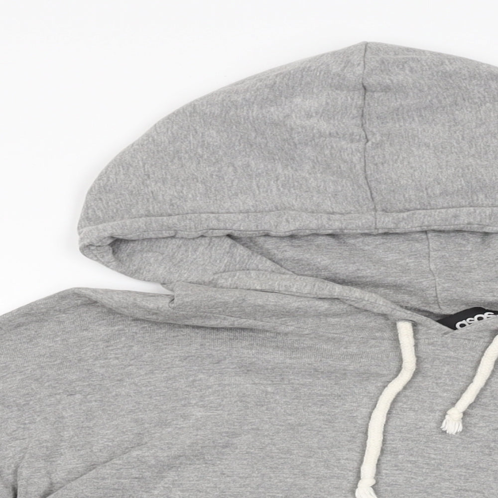 Womens UK Size 8 ASOS Grey Pullover Hoodie