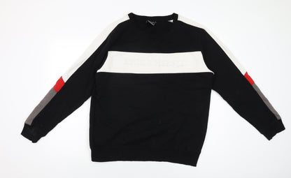 Mens UK Size XL Beck & Hersey Black Pullover Sweatshirt